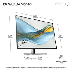 HP S5 Pro 524pn Refurbished | 24" IPS WUXGA Monitor | 1920x1200 | HDMI/DP/VESA | 12M Garantie