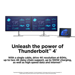 HP E27k G5 27" 4K IPS USB-C Monitor Black Refurbished | 3840x2160 | HA | TI | SW | PI | HDMI | DP | USB-C | RJ45 | VESA | 12M Garantie