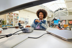 HP Thunderbolt 4 Ultra Dock G6 Refurbished | 180W Thunderbolt 4 | 2x USB-C 3.2 | 2x DisplayPort | HDMI | RJ45 | 180W PSU | 12M Garantie