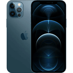 Apple iPhone 12 Pro Max 128 GB Ricondizionato | Blu | 1 anno di garanzia | Accessori