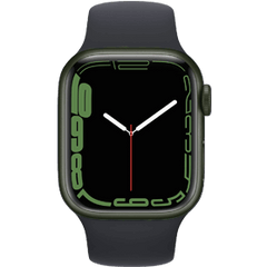 Apple Watch Series 7 45mm Aluminium Groen Refurbished | Inclusief Zwart Sportbandje | Garantie van 1 Jaar | Accessoires Beschikbaar