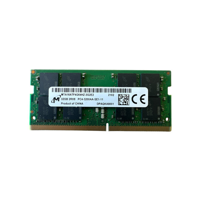 MICRON 32GB DDR4 PC4-25600 3200MHz SO-DIMM 260-pin 2Rx8 | 1 Jaar Garantie