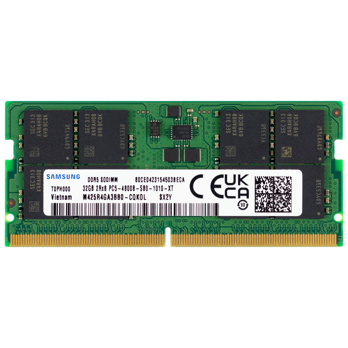 SAMSUNG | 32GB DDR5 PC5-38400 4800MHz SO-DIMM 262-pin 2Rx8 | 1 jaar Garantie