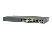 CISCO Cat. 2960 Plus 24 10/100 PoE Refurbished | 2 T/SFP LAN Base | 12M Garantie