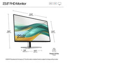 HP S5 Pro 524pf Refurbished | 23.8 inch IPS FHD Monitor | 1920x1080 | 12M Garantie