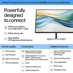 HP S5 Pro 524pu | Intel Core i5-12XXX (12e Generatie) | 16 GB RAM | 23.8″ IPS FHD | 1 jaar Garantie