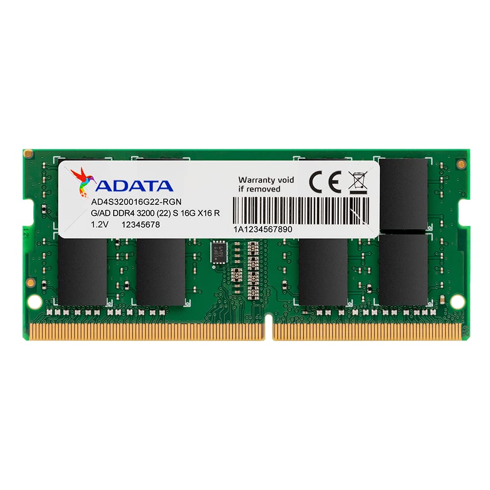 ADATA 16GB DDR4 PC4-25600 3200MHz SO-DIMM Refurbished | 260-pin | 12M Garantie