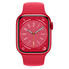 Apple Watch Series 8 45mm Rood (4G) Refurbished | 1 jaar Garantie | Accessoires