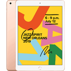 Apple iPad 2019 128 GB Refurbished | Goud | Wifi + 4G | 1 jaar Garantie | Accessoires