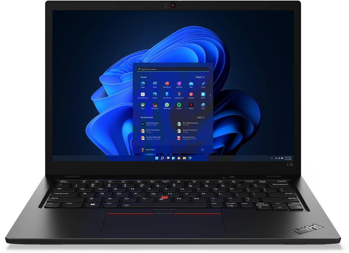 LENOVO L13 Gen 3 Refurbished | i5-1245U (12e Gen) | 16GB RAM | 256GB SSD | 13.3 inch WUXGA | Windows 11 Pro | 12M Garantie