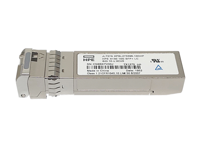 DUTCHFIBER HPE Networking X130 10G SFP LC LR Transceiver Refurbished | 10Gb/s | 10km | 1310nm | 12M Garantie